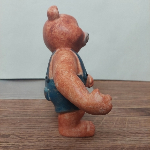 Teddy Bear. Solid clay. - Picture 2 of 8